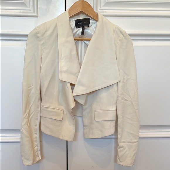 BCBGMaxAzria Jackets & Blazers - BCBGMAXAZRIA Cream Women's Jacket